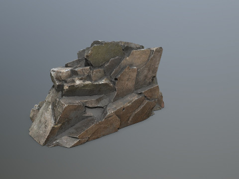 Cliff rocks 3Dモデル