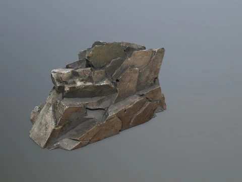 Cliff rocks 3D Model