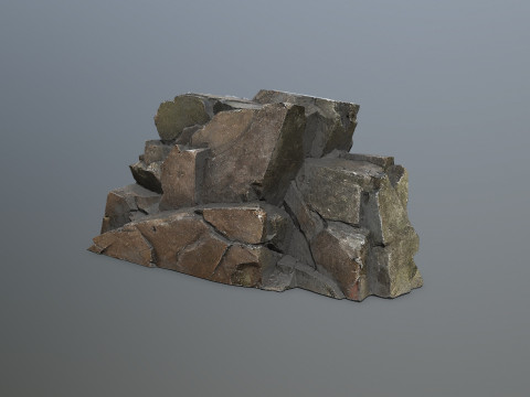 Cliff rocks 3Dモデル