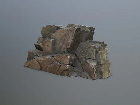 Cliff rocks 3D Model
