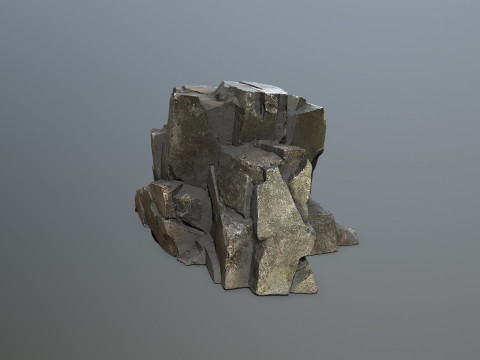 Cliff rocks 3Dモデル
