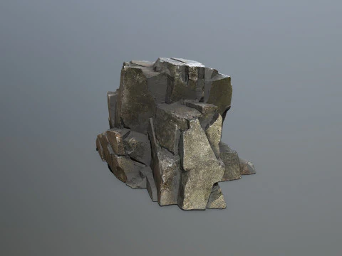 Cliff rocks 3D Model