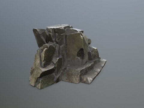 Cliff rocks 3Dモデル