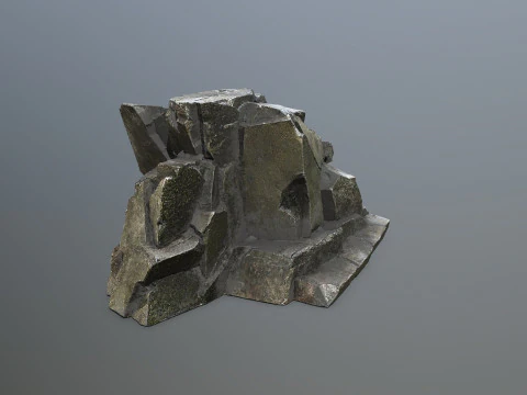 Cliff rocks 3D Model