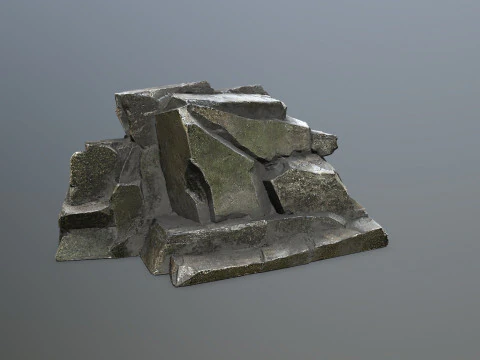 Cliff rocks 3D Model