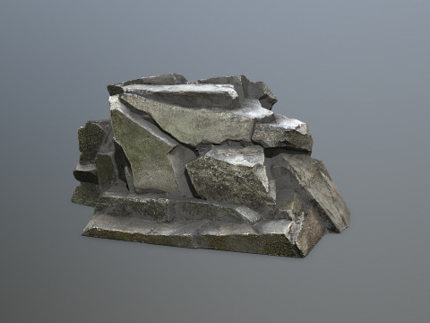 Cliff rocks 3Dモデル
