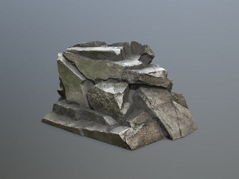 Cliff rocks 3Dモデル