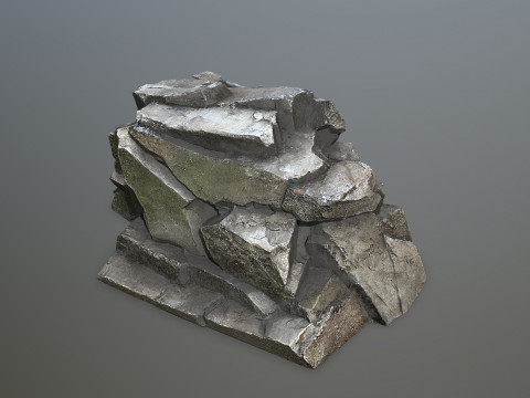 Cliff rocks 3Dモデル