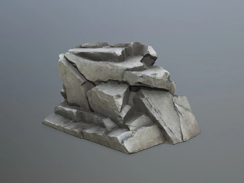 Desert rocks 3D Model