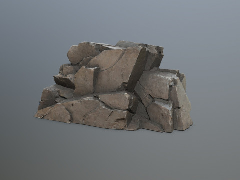 Desert rocks 3D Модель