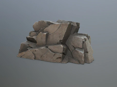 Desert rocks 3D Model