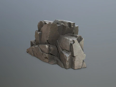 Desert rocks 3D Model