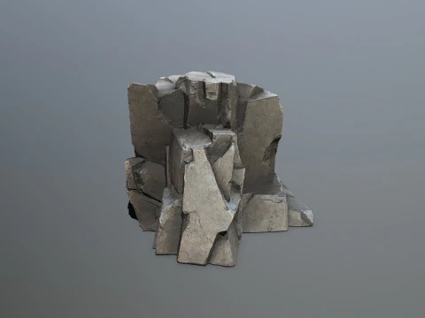 Desert rocks 3D Model