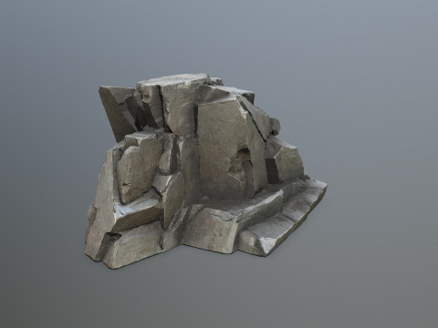 Desert rocks 3D Модель