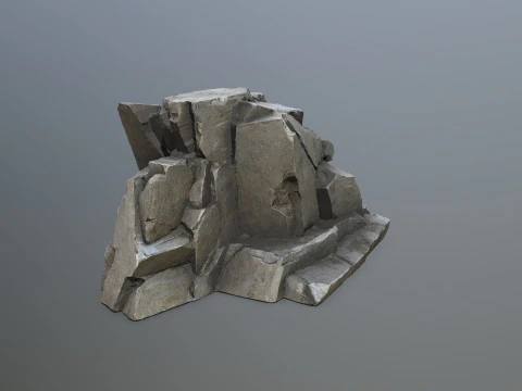 Desert rocks 3D Model