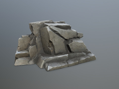 Desert rocks 3D Модель