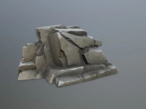 Desert rocks 3D Model