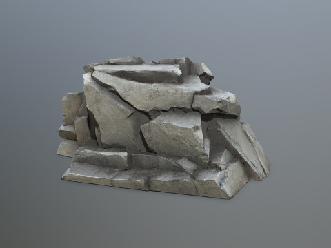 Desert rocks 3D Модель