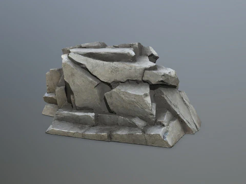 Desert rocks 3D Model