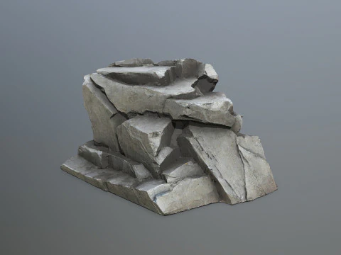 Desert rocks 3D Model