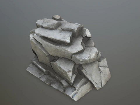 Desert rocks 3D Model