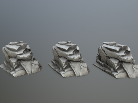 Desert rocks 3D Модель