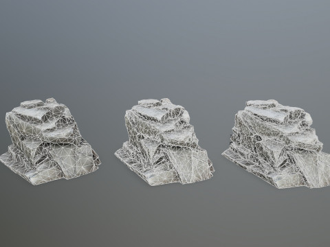 Desert rocks 3D Модель