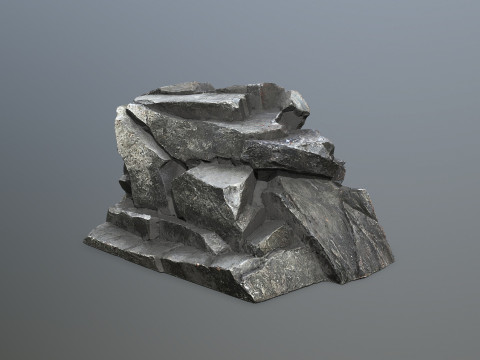Desert rocks 3D Model