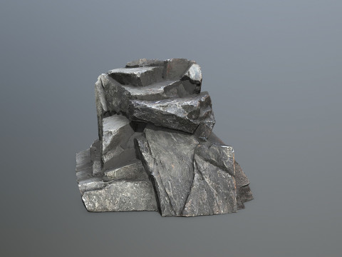 Desert rocks 3D Model