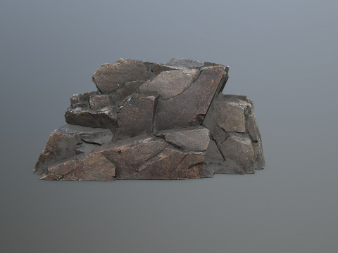 Desert rocks 3D Model