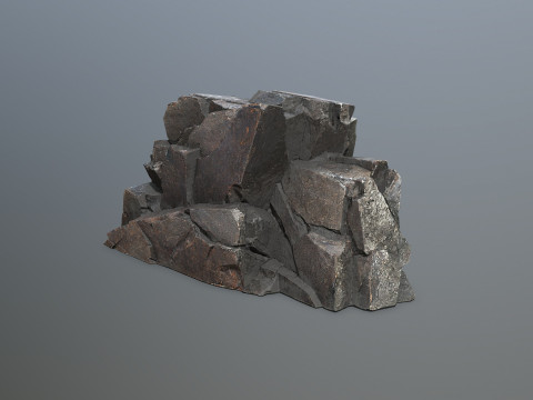 Desert rocks 3D Model