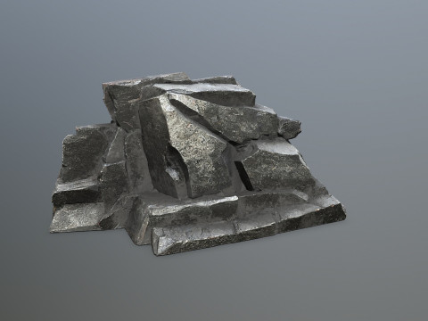 Desert rocks 3D Model