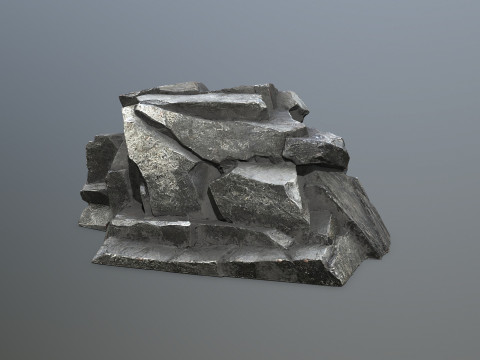 Desert rocks 3D Model