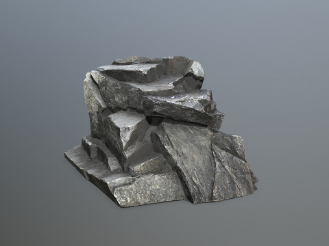 Desert rocks 3D Model