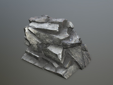 Desert rocks 3D Model