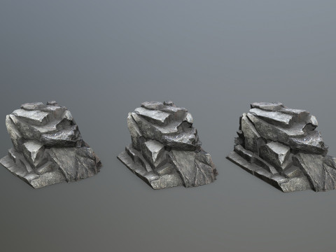 Desert rocks 3D Model
