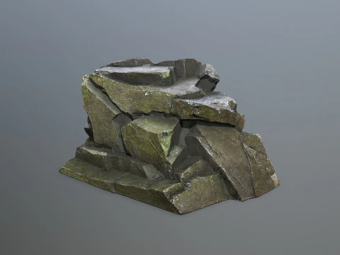 Cliff rocks 3D Model