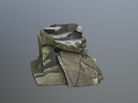 Cliff rocks 3D मॉडल