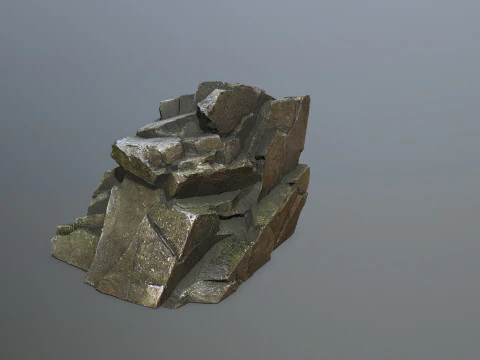 Cliff rocks 3D Model