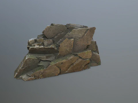 Cliff rocks 3D Model