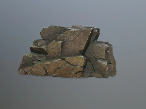 Cliff rocks 3D Model