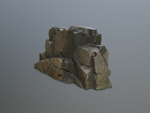 Cliff rocks 3D मॉडल