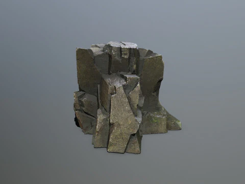 Cliff rocks 3D Model