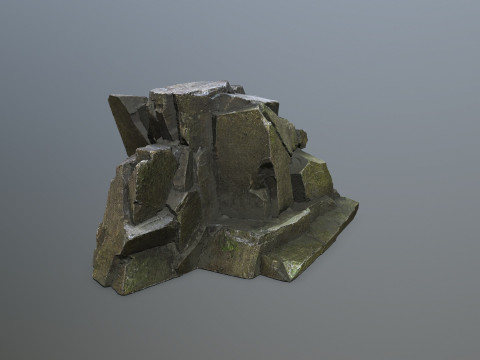 Cliff rocks 3D मॉडल