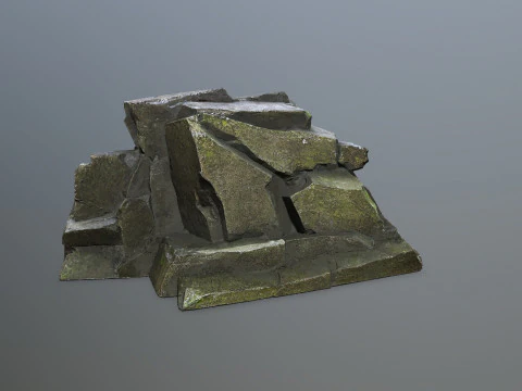 Cliff rocks 3D Model
