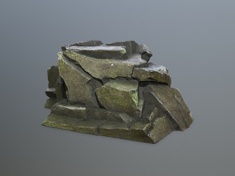 Cliff rocks 3D मॉडल