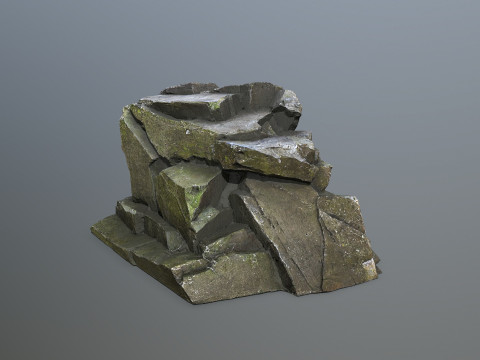 Cliff rocks 3D मॉडल