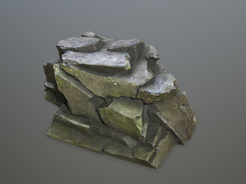 Cliff rocks 3D मॉडल