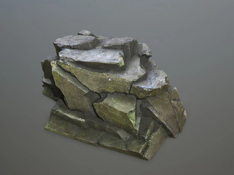 Cliff rocks 3D Model