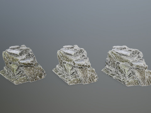 Cliff rocks 3D मॉडल